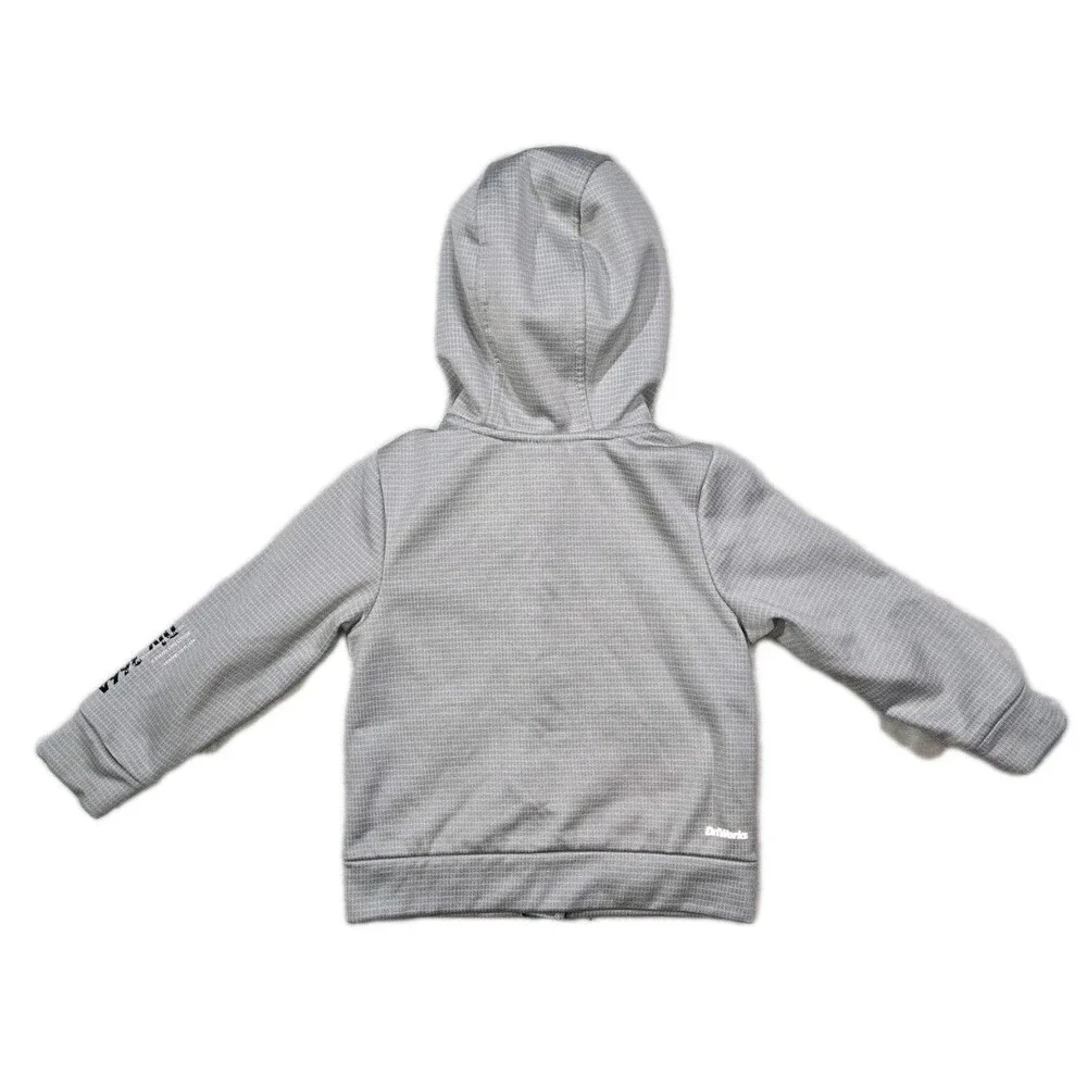 Lot Of 2 Boys Athletic Works Full Zip Hoodie Jacket Size 3T Gray Green